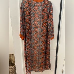Long boho cardigan